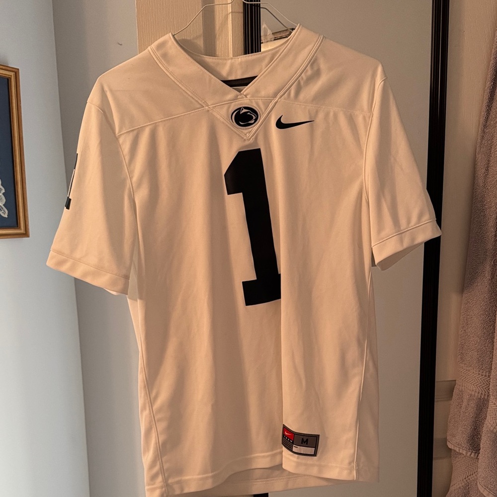 Nike White PSU Men's Jersey
